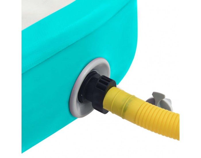 Sonata Надуваем дюшек за гимнастика с помпа, 500x100x15 см, PVC, зелен