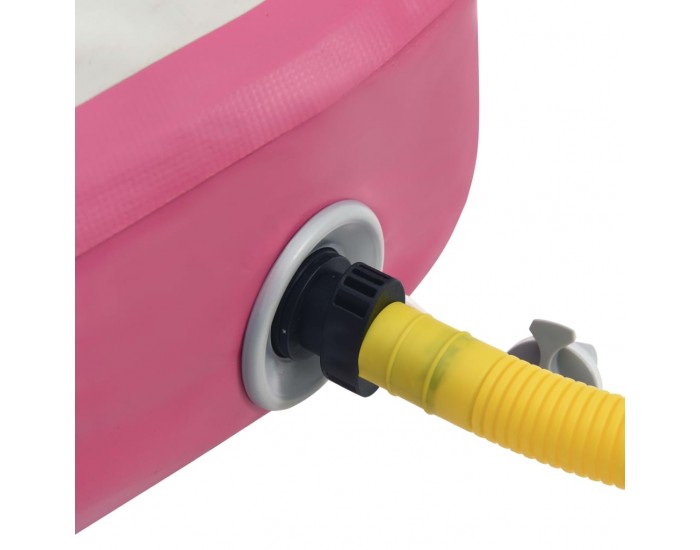 Sonata Надуваем дюшек за гимнастика с помпа, 300x100x20 см, PVC, розов
