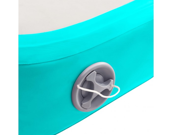 Sonata Надуваем дюшек за гимнастика с помпа, 300x100x20 см, PVC, зелен