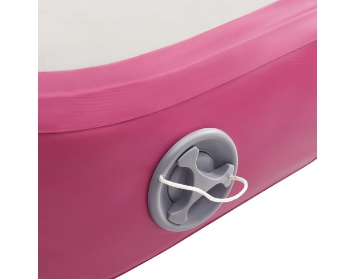 Sonata Надуваем дюшек за гимнастика с помпа, 400x100x20 см, PVC, розов