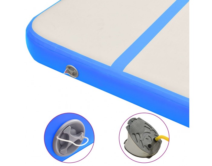 Sonata Надуваем дюшек за гимнастика с помпа, 500x100x20 см, PVC, син