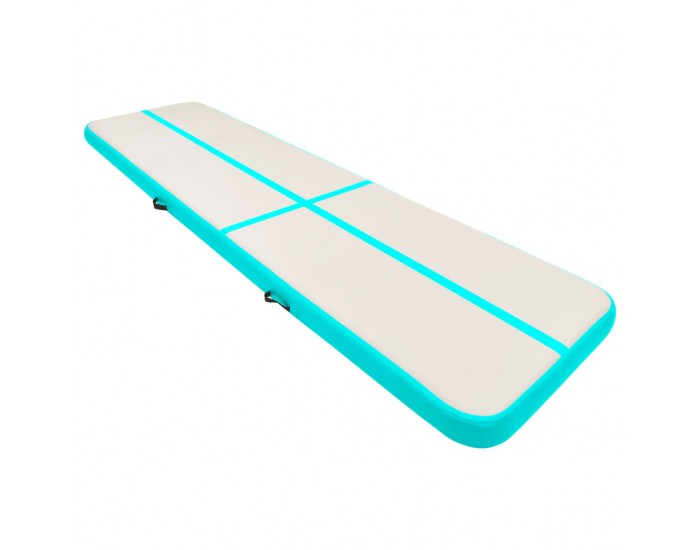 Sonata Надуваем дюшек за гимнастика с помпа, 700x100x20 см, PVC, зелен Sonata Надуваем дюшек за гимнастика с помпа, 700x100x20 см, PVC, зелен