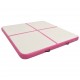 Sonata Надуваем дюшек за гимнастика с помпа, 200x200x10 см, PVC, розов
