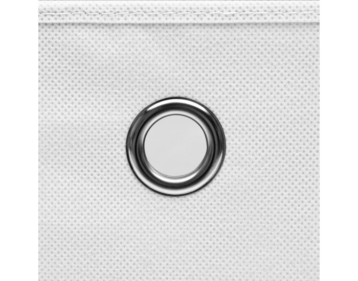 Sonata Кутии за съхранение с капаци 10 бр 28x28x28 см бели Sonata Кутии за съхранение с капаци 10 бр 28x28x28 см бели