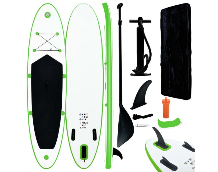 Sonata Комплект надуваем стендъп падълборд, зелено и бяло