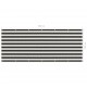 Sonata Балконски параван, HDPE, 120x300 см, антрацит и бяло