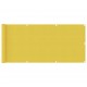 Sonata Балконски параван, жълт, 75x400 см, HDPE