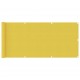 Sonata Балконски параван, жълт, 75x500 см, HDPE