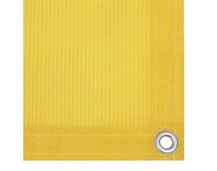 Sonata Балконски параван, жълт, 75x600 см, HDPE