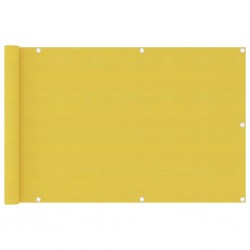 Sonata Балконски параван, жълт, 90x400 см, HDPE - Огради