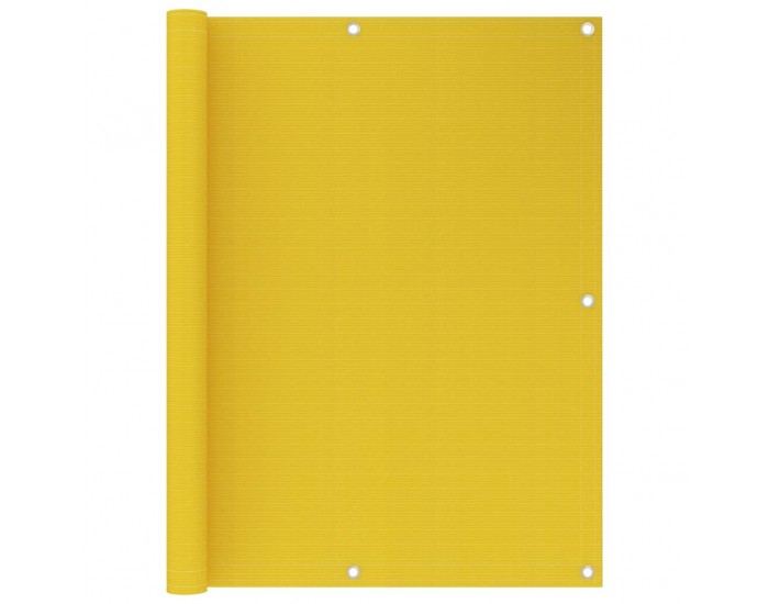 Sonata Балконски параван, жълт, 120x400 см, HDPE