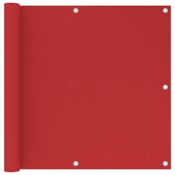 Sonata Балконски параван, червен, 90x300 см, HDPE - Sonata H