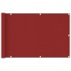 Sonata Балконски параван, червен, 90x400 см, HDPE