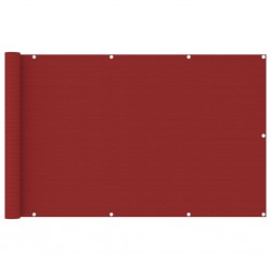 Sonata Балконски параван, червен, 120x600 см, HDPE - Огради
