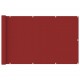 Sonata Балконски параван, червен, 120x600 см, HDPE