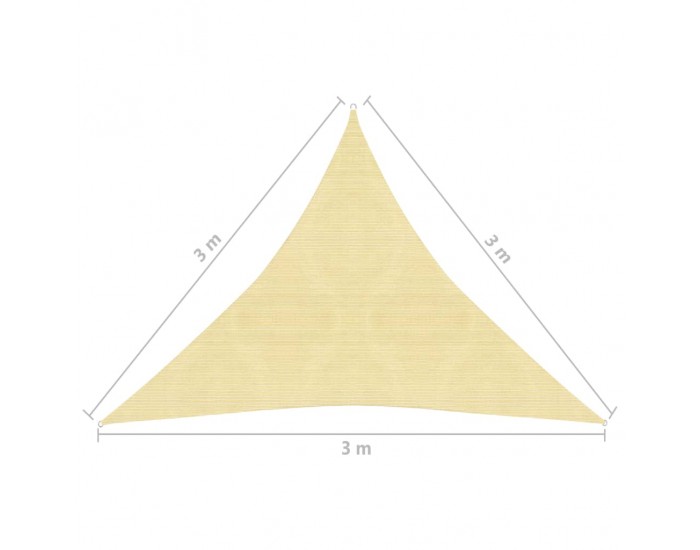 Sonata Платно-сенник, 160 г/м², бежово, 3x3x3 м, HDPE Sonata Платно-сенник, 160 г/м², бежово, 3x3x3 м, HDPE