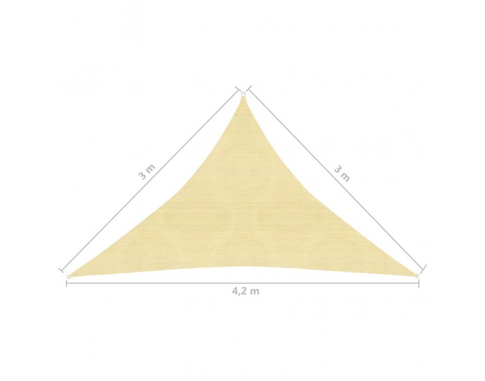 Sonata Платно-сенник, 160 г/м², бежово, 3x3x4,2 м, HDPE Sonata Платно-сенник, 160 г/м², бежово, 3x3x4,2 м, HDPE
