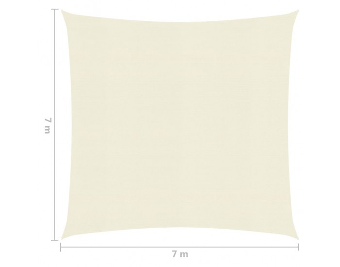 Sonata Платно-сенник, 160 г/м², кремаво, 7x7 м, HDPE