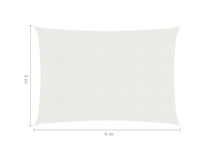 Sonata Платно-сенник, 160 г/м², бял, 3x4 м, HDPE