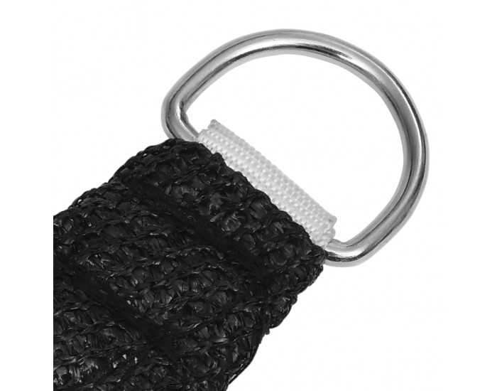 Sonata Платно-сенник, 160 г/м², черно, 3,6x3,6 м, HDPE