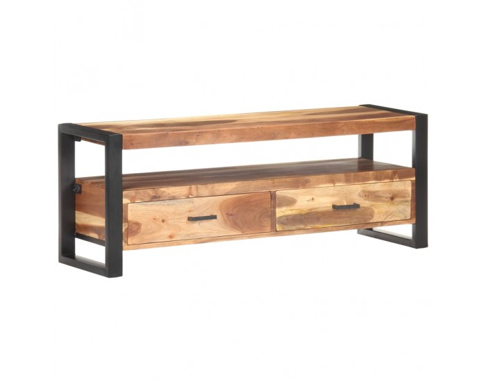 Sonata ТВ шкаф, 120x35x45 см, дървен масив с финиш шишам