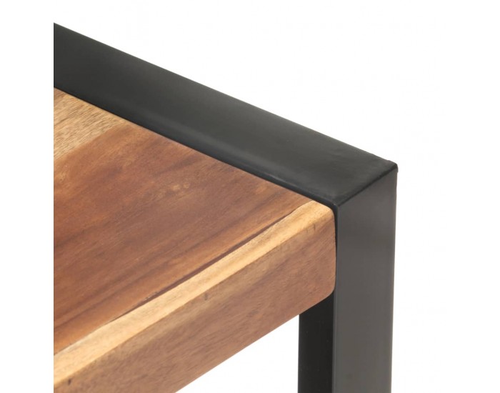 Sonata ТВ шкаф, 120x35x45 см, дървен масив с финиш шишам