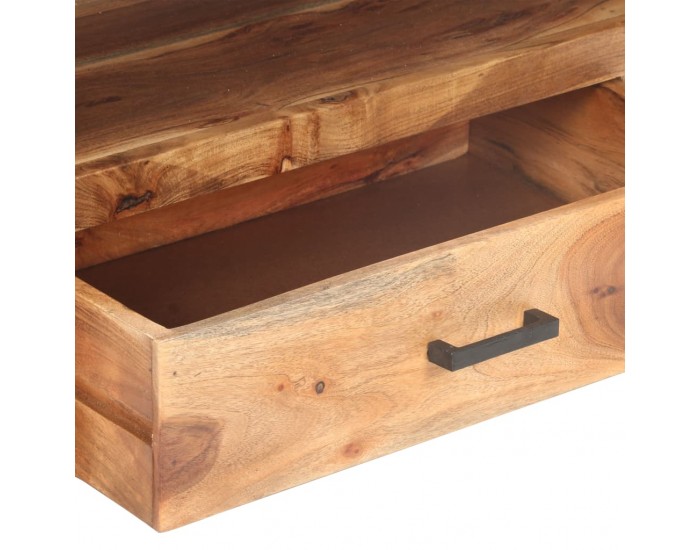 Sonata ТВ шкаф, 120x35x45 см, дървен масив с финиш шишам