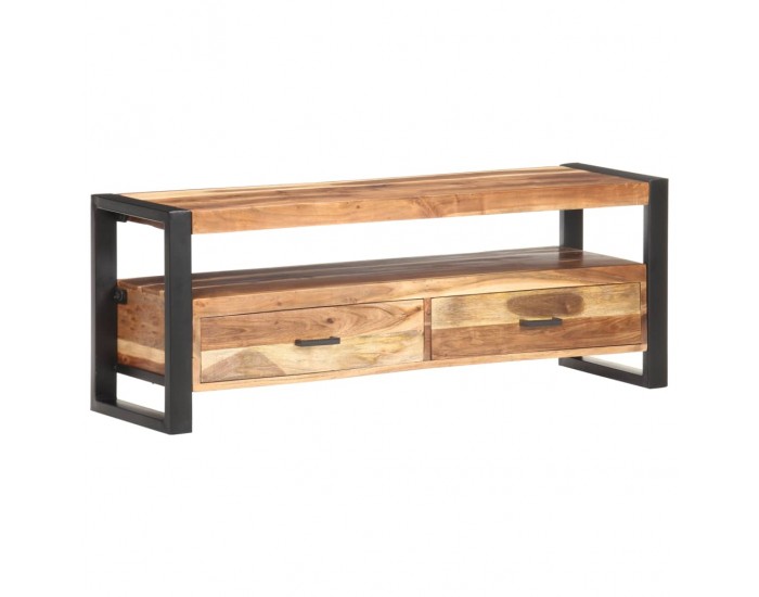 Sonata ТВ шкаф, 120x35x45 см, дървен масив с финиш шишам