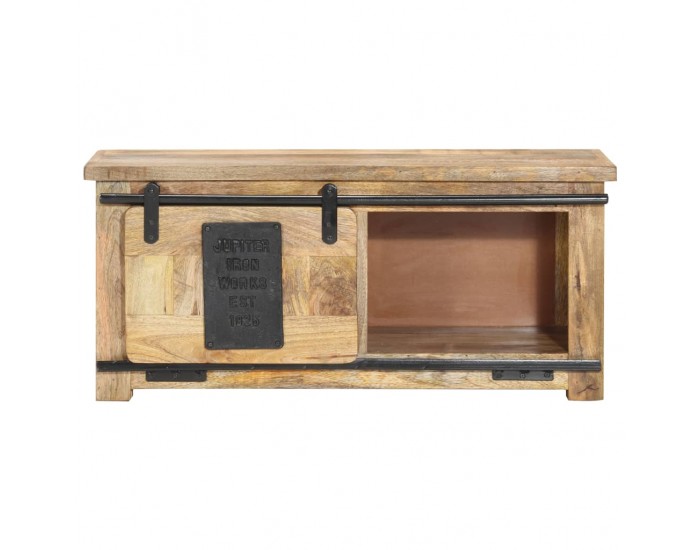 Sonata ТВ шкаф, 90x35x40 см, мангово дърво масив