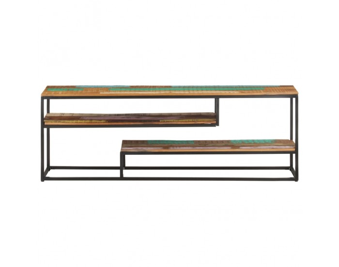 Sonata ТВ шкаф, 130x30x45 см, регенерирано дърво масив