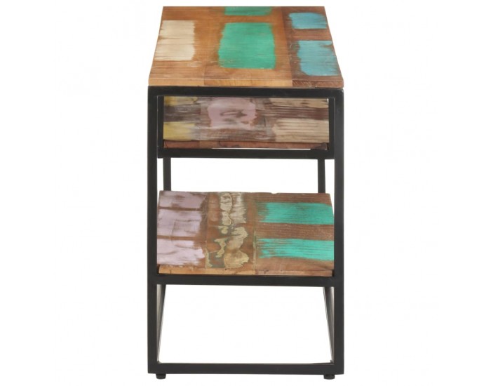 Sonata ТВ шкаф, 130x30x45 см, регенерирано дърво масив