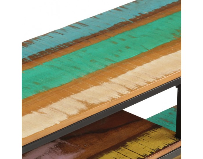 Sonata ТВ шкаф, 130x30x45 см, регенерирано дърво масив