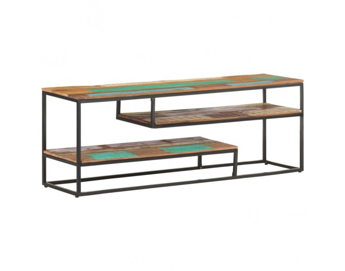 Sonata ТВ шкаф, 130x30x45 см, регенерирано дърво масив