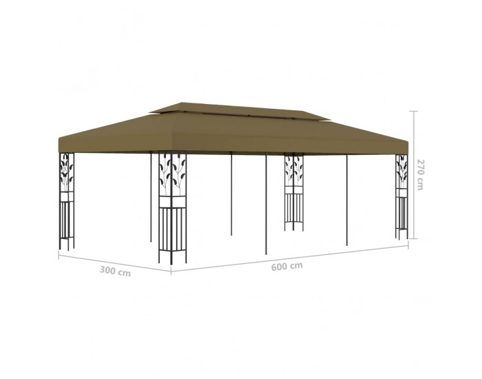 Sonata Шатра, 6x3 м, таупе, 180 г/м²