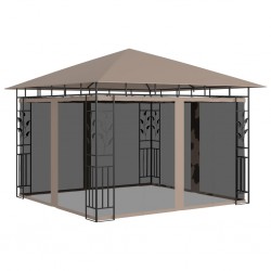 Sonata Шатра с мрежа против комари, 3x3x2,73 м, таупе, 180 г/м² - Външни съоражения