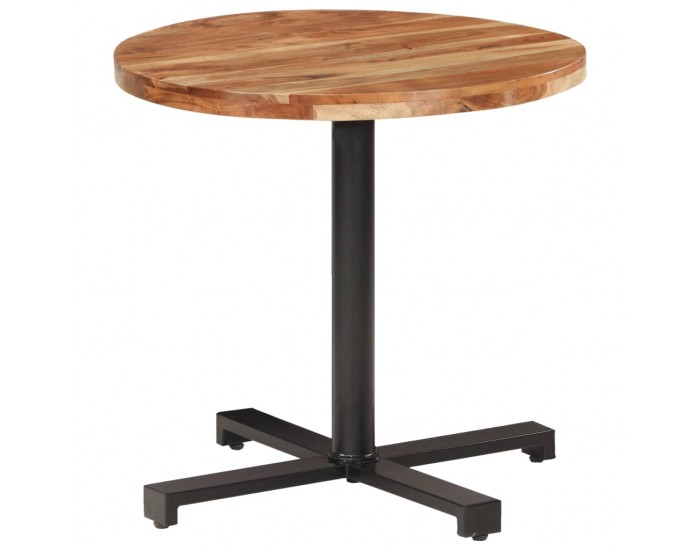 Sonata H Бистро маса, кръгла, Ø80x75 cм, акациево дърво масив