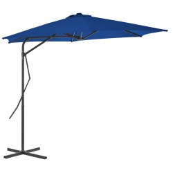 Sonata Градински чадър със стоманен прът, син, 300x230 см - Градина