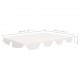 Sonata Резервен покрив за градинска люлка, бял, 226x186 cм, 270 г/м²