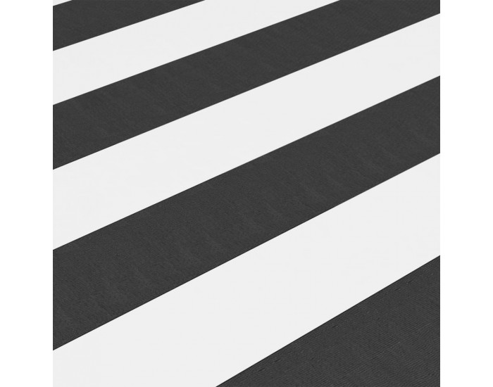 Sonata Балконски параван, антрацит и бяло, 75x300 см, оксфорд плат