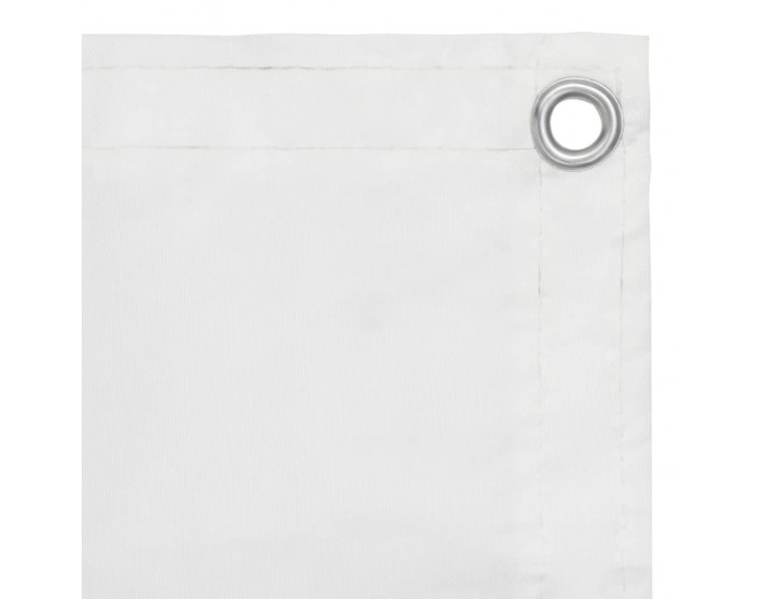 Sonata Балконски параван, бял, 75x400 см, оксфорд плат