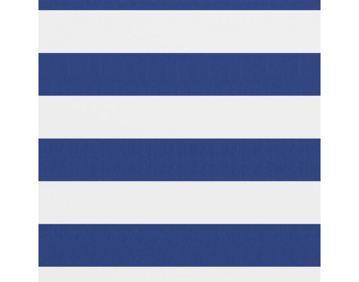 Sonata Балконски параван, бяло и синьо, 120x300 см, оксфорд плат