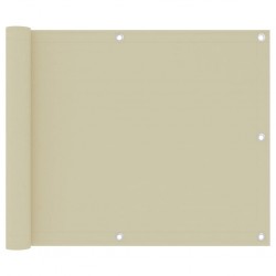 Sonata Балконски параван, кремав, 75x500 см, плат оксфорд - Външни съоражения