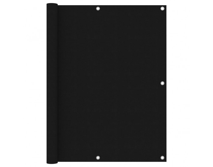 Sonata Балконски параван, черен, 120x300 см, плат оксфорд