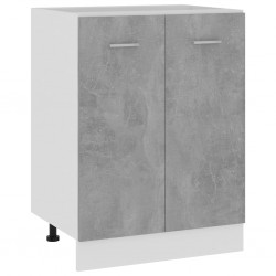 Sonata Долен шкаф, бетонно сив, 60x46x81,5 см, ПДЧ - Шкафове, Витрини, Модулни секции