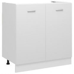 Sonata Долен шкаф за мивка, бял, 80x46x81,5 см, ПДЧ - Шкафове, Витрини, Модулни секции