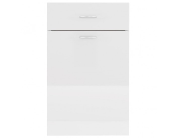 Sonata Долен шкаф с чекмедже, бял гланц, 50x46x81,5 см, ПДЧ