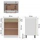 Sonata Долен шкаф с чекмедже, дъб сонома, 60x46x81,5 см, ПДЧ