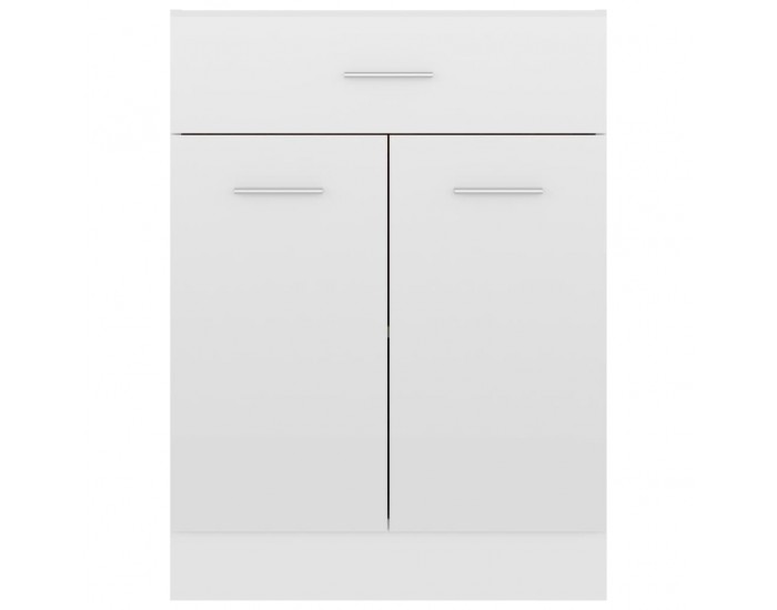 Sonata Долен шкаф с чекмедже, бял гланц, 60x46x81,5 см, ПДЧ