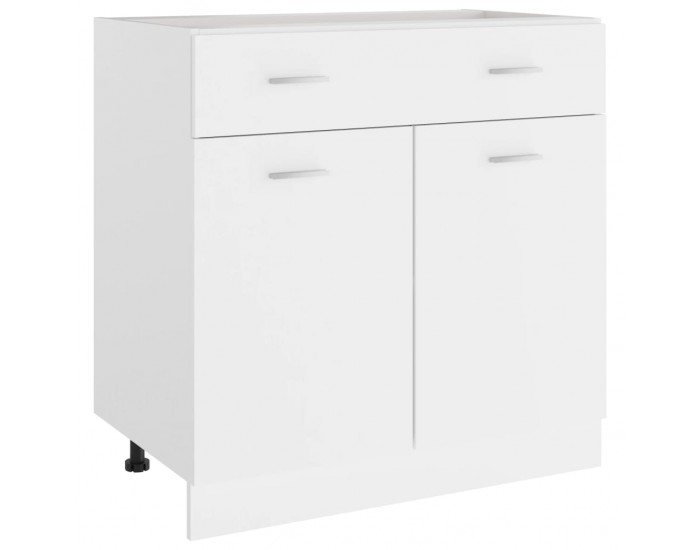 Sonata Долен шкаф с чекмедже, бял, 80x46x81,5 см, ПДЧ