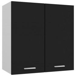 Sonata Висящ шкаф, черен, 60x31x60 см, ПДЧ - Шкафове, Витрини, Модулни секции